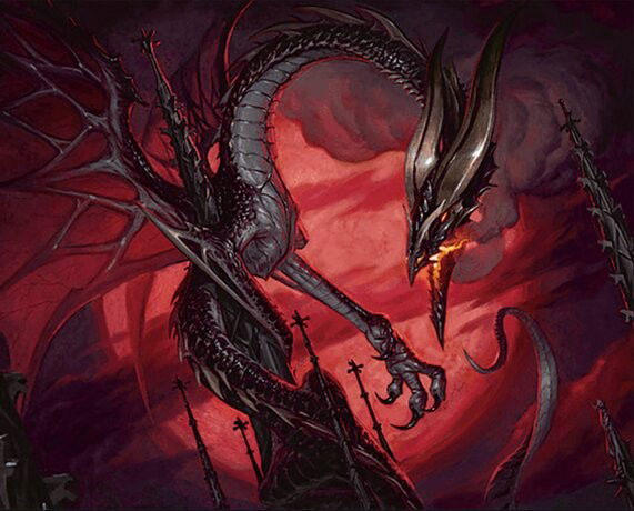 Balefire Dragon Crop image Wallpaper