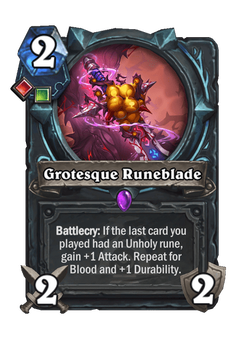 Grotesque Runeblade image