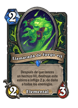 Llamarada de fuego vil image