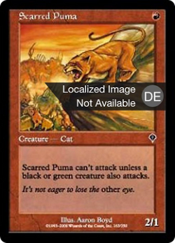 Vernarbter Puma