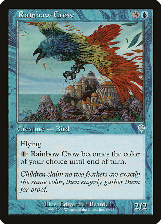 Rainbow Crow Full hd image