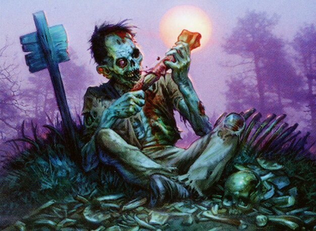 Gnawing Zombie Crop image Wallpaper