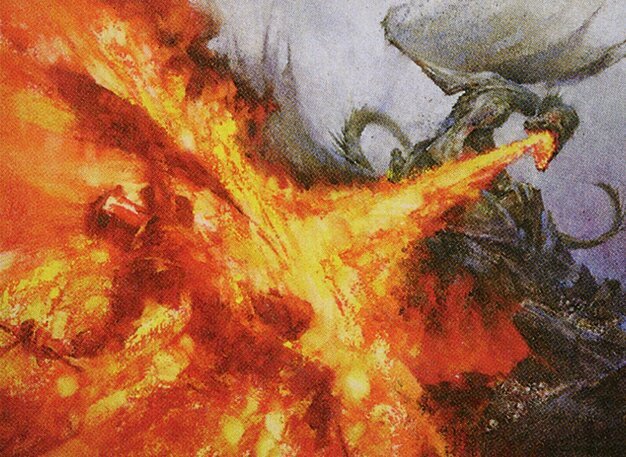 Scorching Dragonfire Crop image Wallpaper