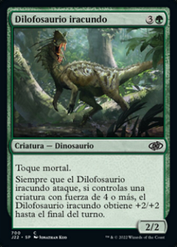 Dilofosaurio iracundo image