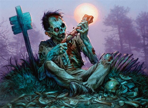 Gnawing Zombie Crop image Wallpaper