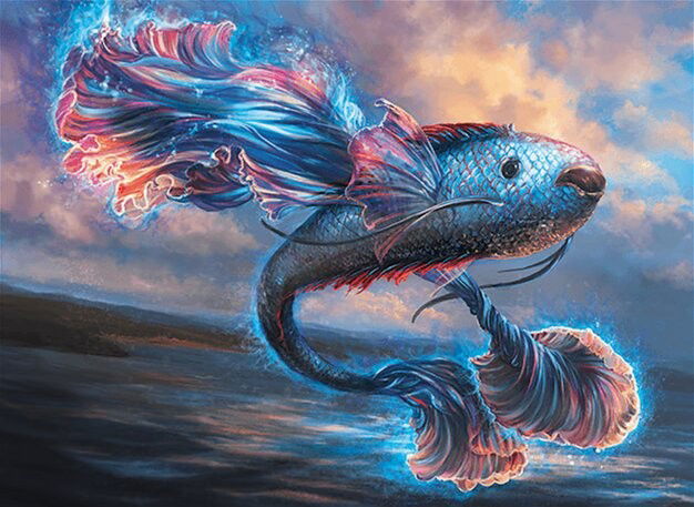 Mystic Skyfish Crop image Wallpaper