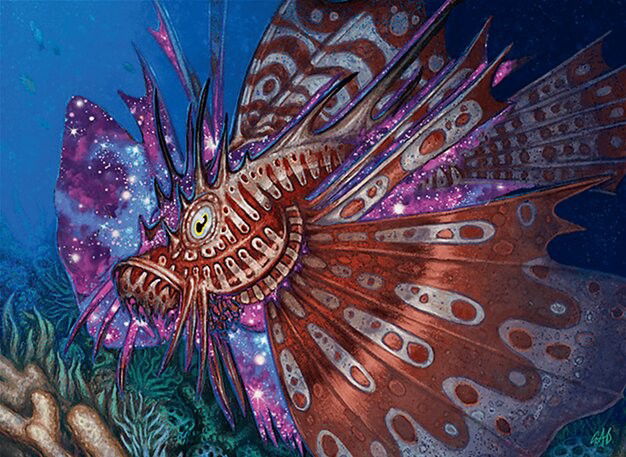 Stinging Lionfish Crop image Wallpaper