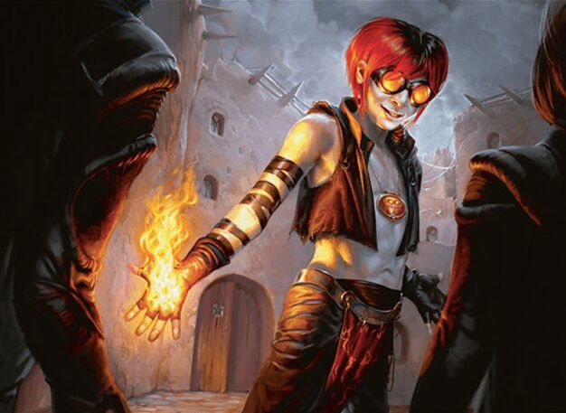 Young Pyromancer Crop image Wallpaper