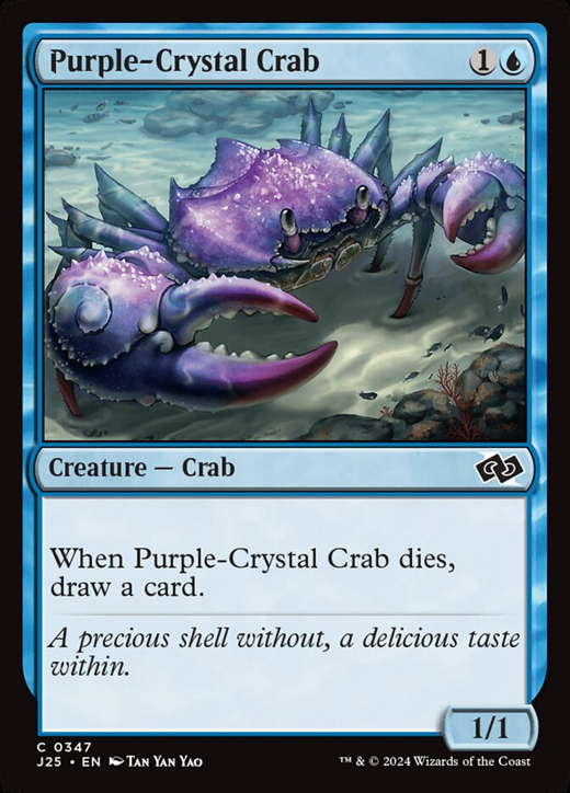 Purple-Crystal Crab Full hd image