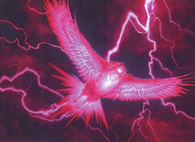 Lightning Phoenix Crop image Wallpaper
