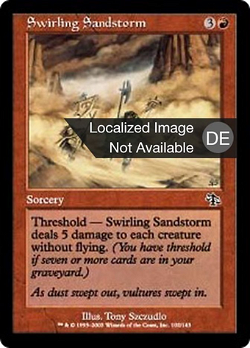 Kreisender Sandsturm image