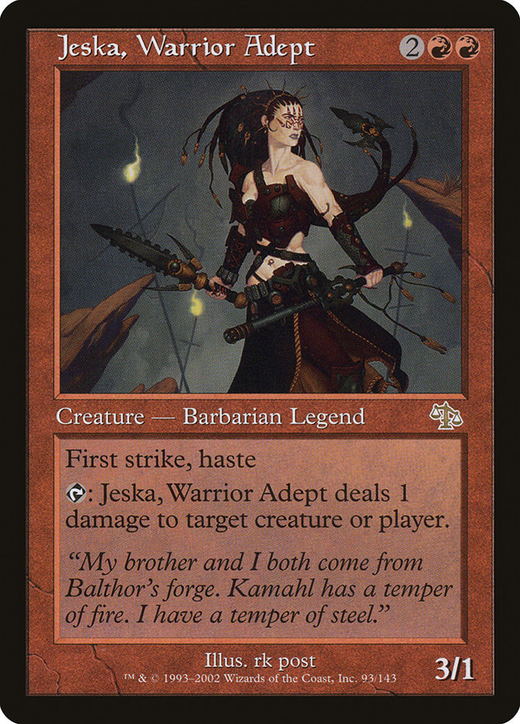 Jeska, Warrior Adept image