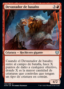 Devastador de basalto