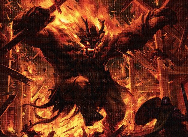 Fire Giant's Fury Crop image Wallpaper