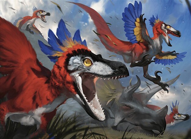 Wrathful Raptors Crop image Wallpaper