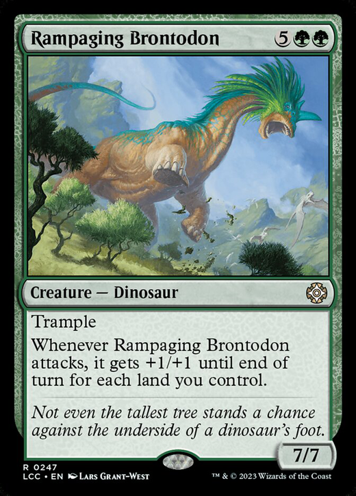Rampaging Brontodon Full hd image