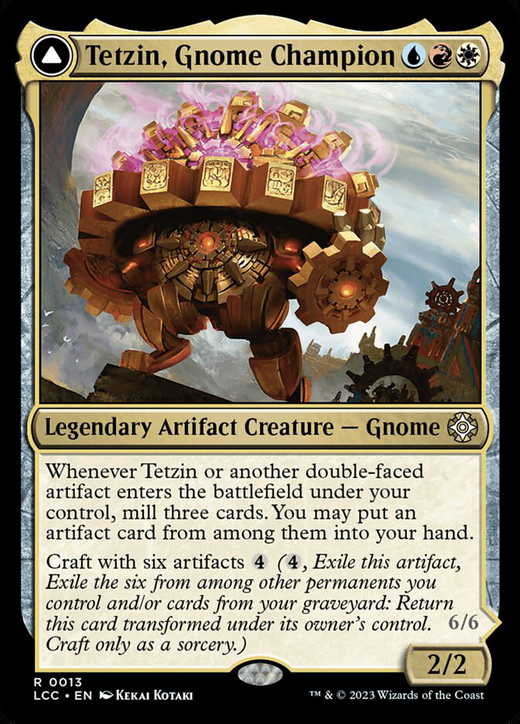 Tetzin, Gnome Champion // The Golden-Gear Colossus Full hd image
