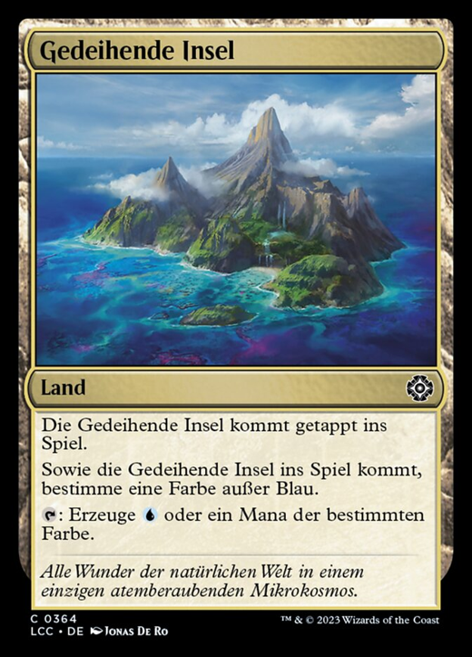 Gedeihende Insel image