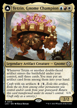 Tetzin, Gnome Champion // The Golden-Gear Colossus image