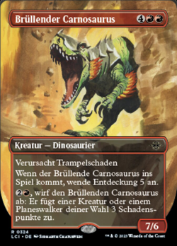 Brüllender Carnosaurus image