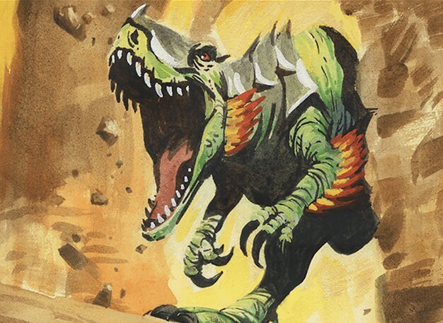 Trumpeting Carnosaur Crop image Wallpaper