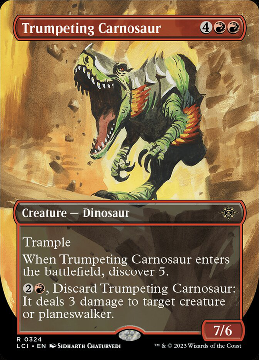 Trumpeting Carnosaur Full hd image