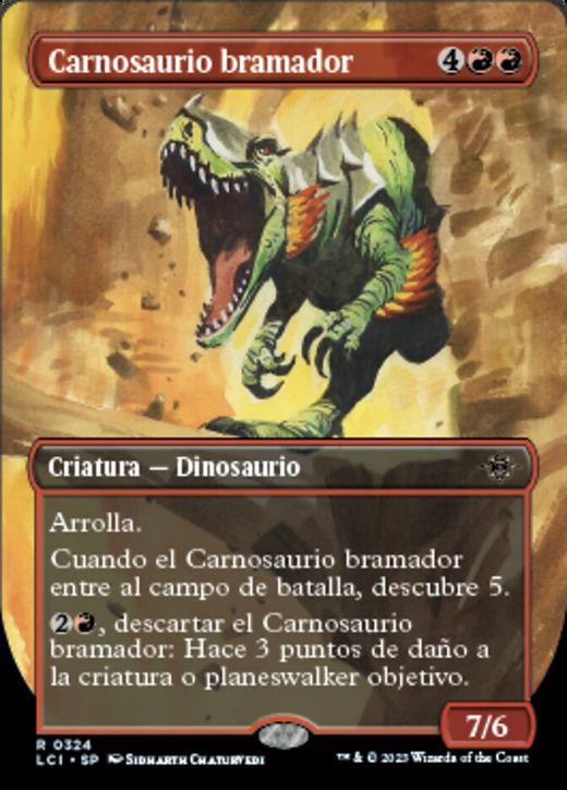 Trumpeting Carnosaur Full hd image