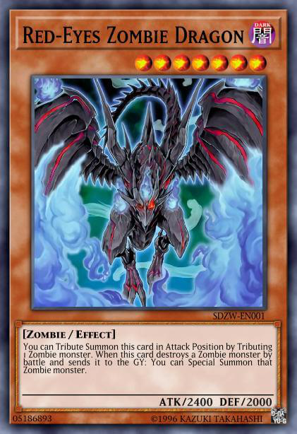 Red-Eyes Zombie Dragon Full hd image