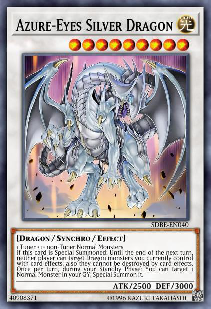 Azure-Eyes Silver Dragon image