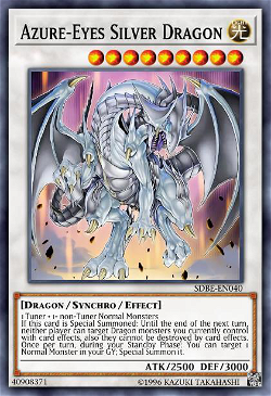 Azure-Eyes Silver Dragon image