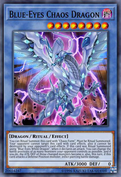 Dragon du Chaos aux Yeux Bleus image