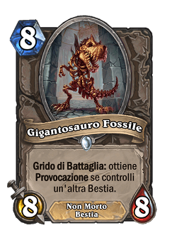 Gigantosauro Fossile