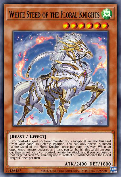 White Steed of the Floral Knights Full hd image