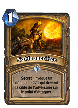 Noble sacrifice