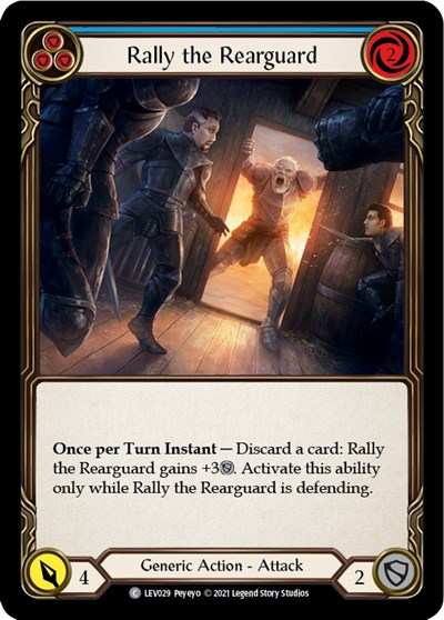 Rally the Rearguard (3) | Flesh and Blood FAB Cards