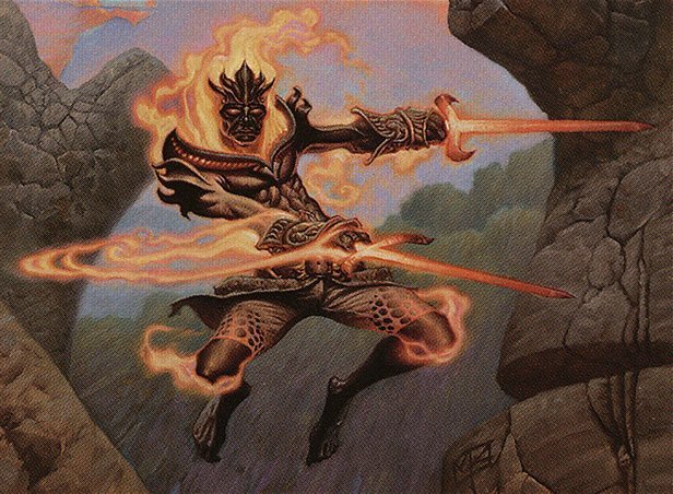 Flamekin Bladewhirl Crop image Wallpaper