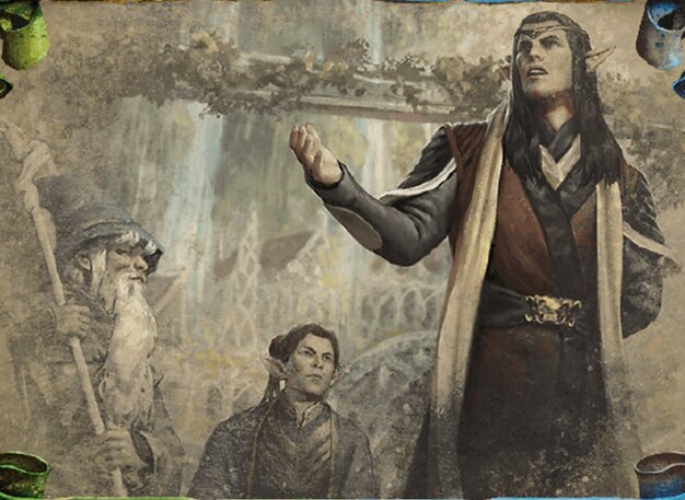 Elrond of the White Council Crop image Wallpaper