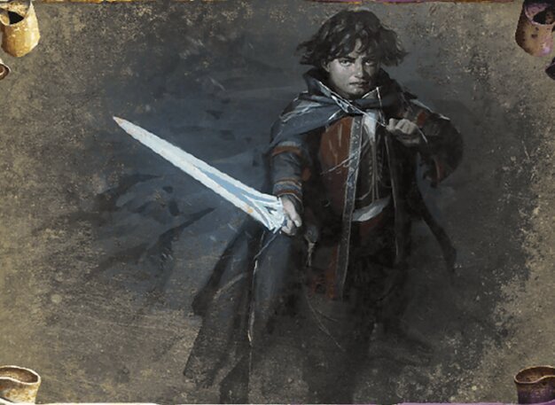 Frodo, Adventurous Hobbit Crop image Wallpaper
