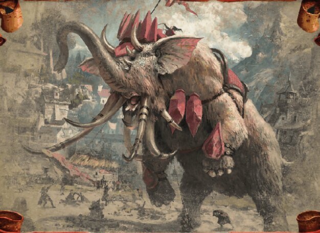 Rampaging War Mammoth Crop image Wallpaper
