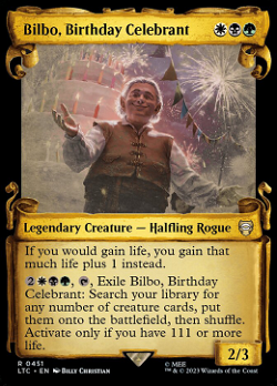 Bilbo, 生日庆祝者