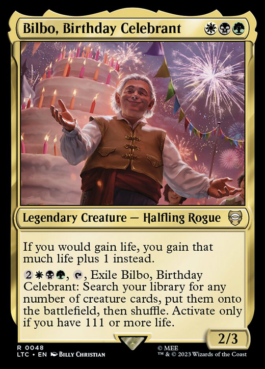 Bilbo, Birthday Celebrant image