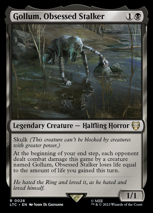 Magic: The Gathering TCG Deck - Gollum, Obsessed Stalker by The