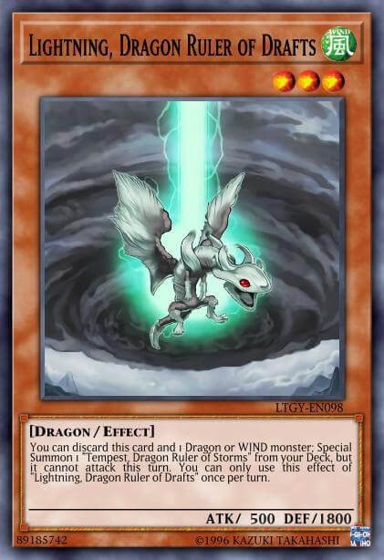 Lightning, Dragon Ruler of Drafts Crop image Wallpaper