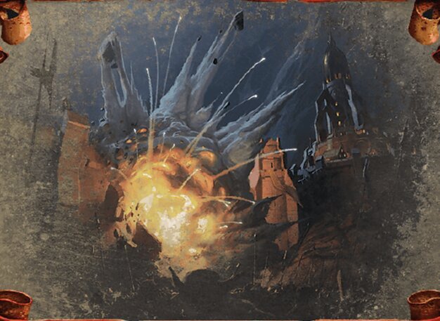 Fire of Orthanc Crop image Wallpaper