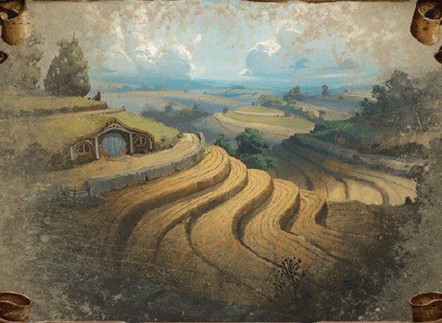 Shire Terrace Crop image Wallpaper