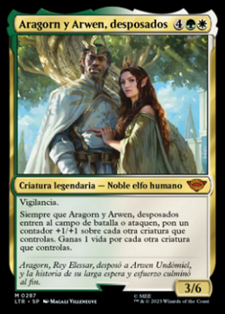 Aragorn y Arwen, desposados image