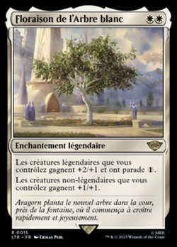 Floraison de l'Arbre blanc