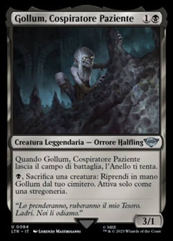 Gollum, Cospiratore Paziente