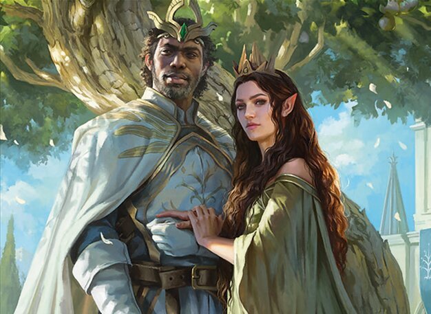Aragorn and Arwen, Wed Crop image Wallpaper