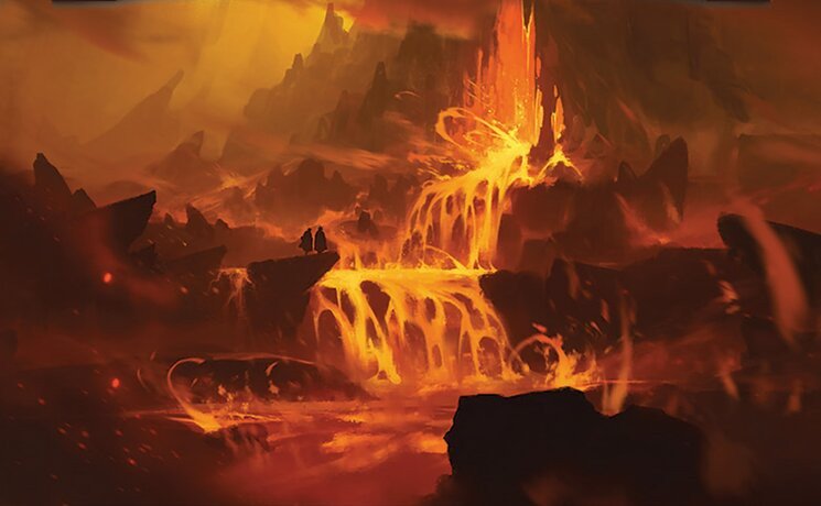Fires of Mount Doom Crop image Wallpaper